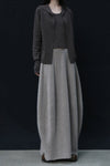 SWAYING 24 Autumn and Winter Cashmere Fake Two-piece Cardigan SW-SW24AW1T52-ZONG Brown SW-SW24AW1T52